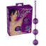 Вагінальні кульки Velvet Purple Balls фіолетові - Фото №2