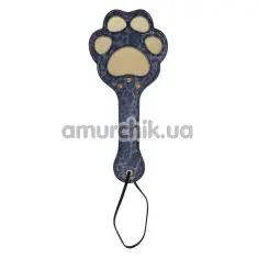 Шльопалка Sex & Mischief Impact Cougar Paw Paddle, синя - Фото №1