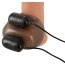 Насадка на мошонку с вибрацией Stimulation Ball Sleeve With Vibration, черная - Фото №4