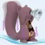 Симулятор орального сексу для жінок з вібрацією Sweet Em Velvet Lure Sneaky Squirrel, фіолетовий - Фото №7