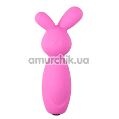 Клиторальный вибратор Mini Bunny Vibe, розовый - Фото №1