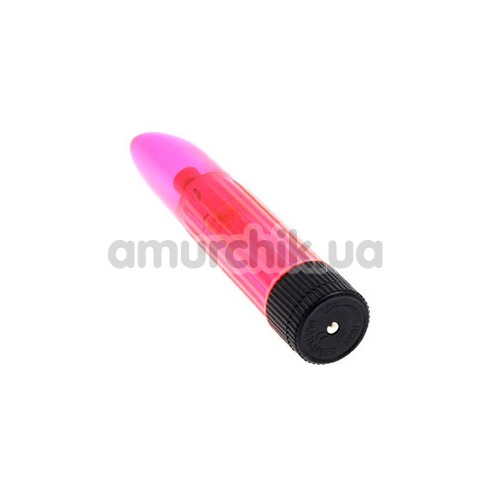 Міні-вібратор Lady Finger Crystal Clear, рожевий