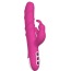 Вібратор з ротацією Khalifa Rabbit Vibrator, рожевий - Фото №1