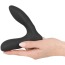 Вибростимулятор простаты XouXou Inflatable Vibrating Butt Plug, черный - Фото №9