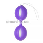 Вагинальные шарики Easy Toys Wiggle Duo, фиолетовые - Фото №1