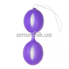 Вагінальні кульки Easy Toys Wiggle Duo, фіолетові - Фото №1