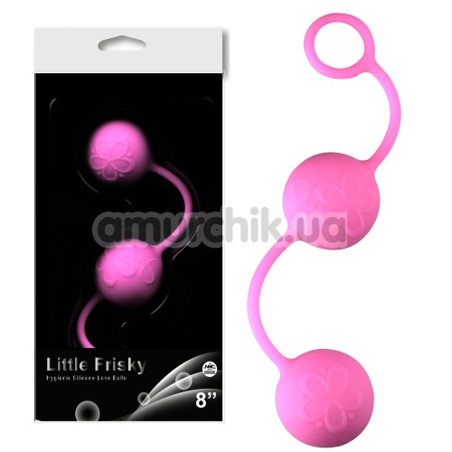 Вагинальные шарики Little Frisky, розовые