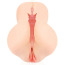 Штучна вагіна з вібрацією Kokos Hanna Onahole, тілесна - Фото №3