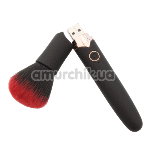Клиторальный вибратор Makeup Brush Vibrator, черный
