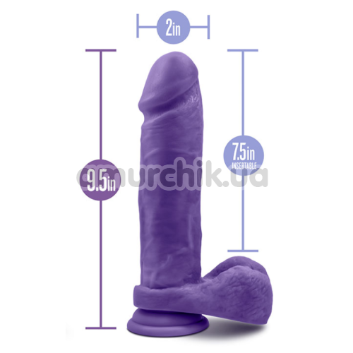 Фаллоимитатор Au Naturel Bold Massive 9 Inch, фиолетовый