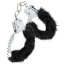 Наручники Temptasia Plush Fur Cuffs, черные - Фото №4