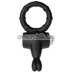 Виброкольцо Power Clit Cockring Thriller, черное - Фото №1