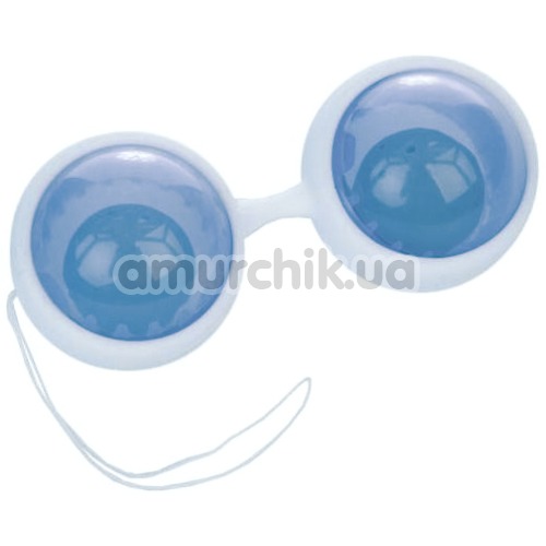 Вагінальні кульки Lovetoy Luna Beads II, блакитні - Фото №1