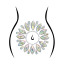 Прикраса для тіла Leg Avenue Fluer Jewels Sticker, мультикольорова - Фото №2