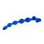 Анальный стимулятор Bendy Twist 22.5 см, синий - Фото №3
