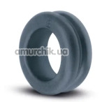 Эрекционное кольцо для члена Boners Double Design Ribbed Cock Ring, синее - Фото №1