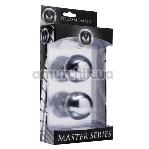 Вагінальні кульки Master Series Titanica Extreme Steel Orgasm Balls, срібні 