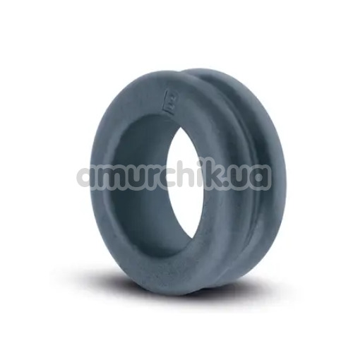 Ерекційне кільце для члена Boners Double Design Ribbed Cock Ring, синє - Фото №1