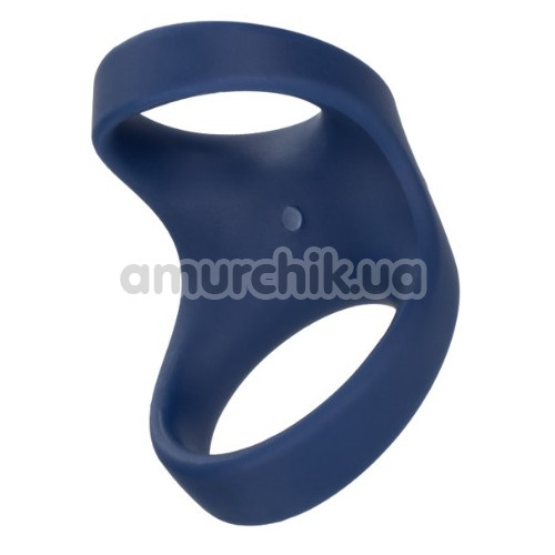 Виброкольцо для члена Viceroy Rechargeable Max Dual Ring, синее - Фото №1