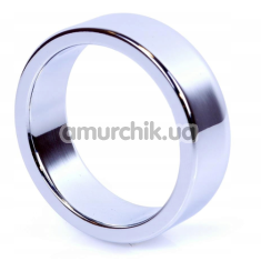 Ерекційне кільце Boss Series Metal Cock Ring Large, срібне - Фото №1