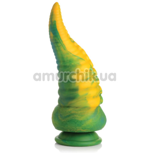 Фалоімітатор Creature Cocks Monstropus, жовто-зелений