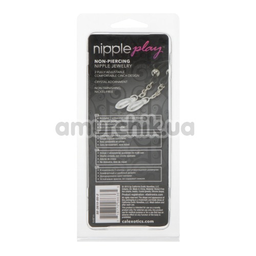 Затискачі для сосків Nipple Play Non-Piercing Nipple Jewelry Crystal