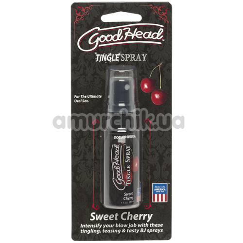 Расслабляющий спрей для минета Doc Johnson GoodHead Tingle Spray Sweet Cherry - вишня, 29 мл