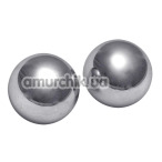 Вагинальные шарики Master Series Titanica Extreme Steel Orgasm Balls, серебряные - Фото №1
