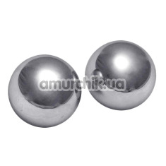 Вагинальные шарики Master Series Titanica Extreme Steel Orgasm Balls, серебряные - Фото №1