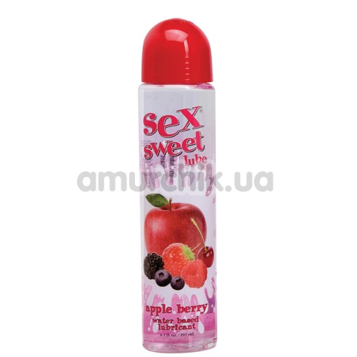 Оральный лубрикант Sex Sweet Lube Apple Berry - яблочно-ягодный, 127 мл