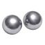 Вагінальні кульки Master Series Titanica Extreme Steel Orgasm Balls, срібні  - Фото №0