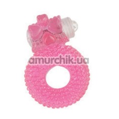 Виброкольцо Pink Heart Mini Ring - Фото №1