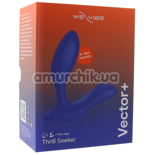 Вібростимулятор простати We-Vibe Vector+ (ві вайб вектор+ синій)
