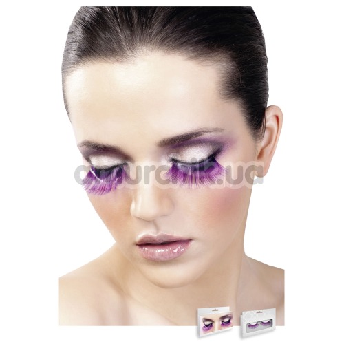 Вії Purple Glitter Eyelashes (модель 518)
