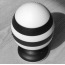 Анальная пробка Love Toy X-Missioner Butt Plug 5.5, черно-белая - Фото №20