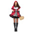 Костюм красной шапочки Leg Avenue Gothic Red Riding Hood красный: платье + накидка с капюшоном - Фото №1