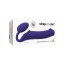 Безременевий страпон Strap-On-Me Silicone Bendable Strap-On XL, фіолетовий - Фото №4