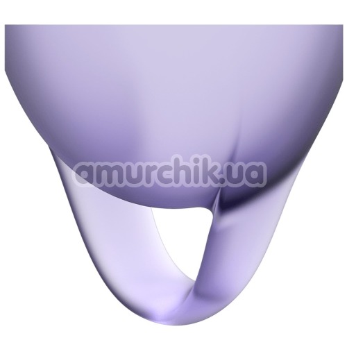 Набор из 2 менструальных чаш Satisfyer Feel Confident, фиолетовый