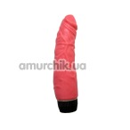 Вибратор Solid Jelly Soft Vibrator розовый 18 см - Фото №1