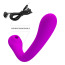Вибратор с вакуумным стимулятором Pretty Love Alex, фиолетовый - Фото №7