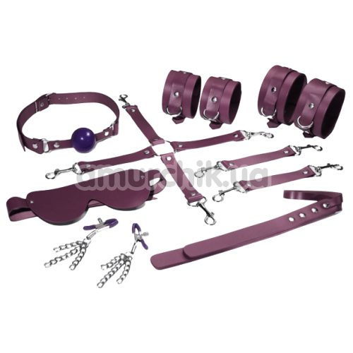 Бондажний набір Feral Feelings BDSM Kit 7, фіолетовий - Фото №1