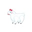 Надувная овечка Travel Size Lovin' Lamb Blow Up - Фото №1