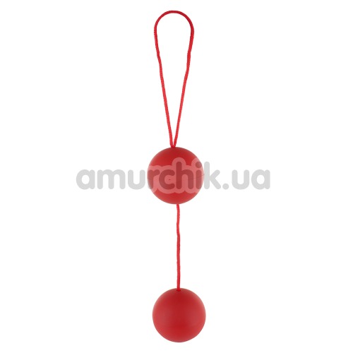 Вагинальные шарики Jiggle Love Balls, красные - Фото №1