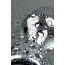 Анальная пробка с прозрачным кристаллом Toyfa Metal 717030-10, серебряная - Фото №7