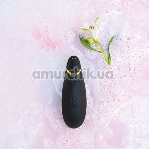 Симулятор орального сексу для жінок Womanizer Premium 2, чорний