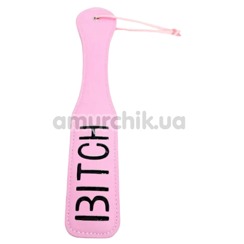 Шлепалка DS Fetish Paddle Bitch, розовая