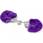 Наручники Roomfun Furry Cuffs, фиолетовые - Фото №1