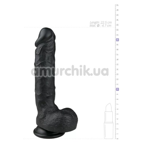 Фалоімітатор Easy Toys Realistic Dildo 22.5 см, чорний