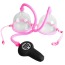 Вакуумная помпа для увеличения груди Breast Pump, розовая - Фото №3