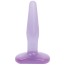 Анальная пробка Crystal Jellies Small, 10 см фиолетовая - Фото №1
